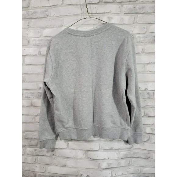 Vintage 90s FILA Size Medium Sweatshirt‎ Embroidery Logo Pullover Heather Gray - Picture 6 of 6